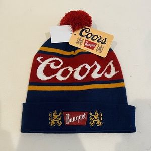 Coors Banquet Winter Beanie/Hat - one size fits all.